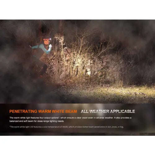 Fenix HM65R-T V2.0 LED Headlamp (Nebula Purple)