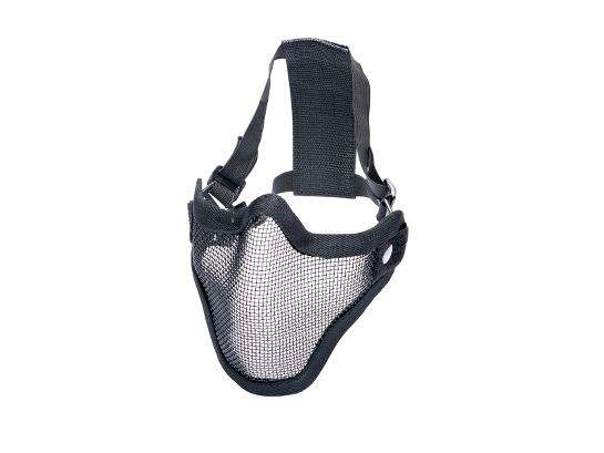 Metal Mesh Mask Lower Half Black 17316