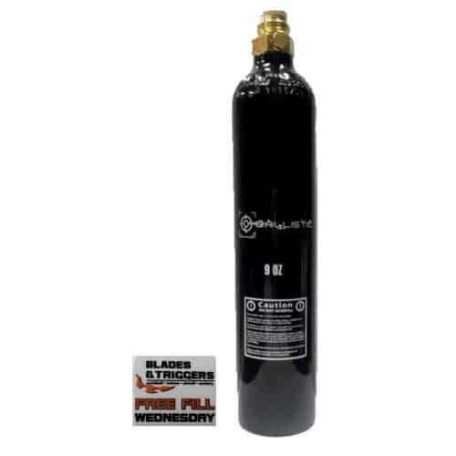 Paintball Ballistic Co2 9oz Bottle