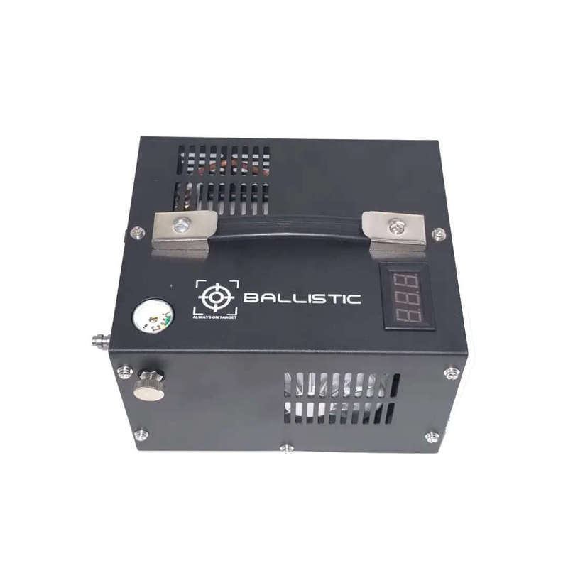 Ballistic Compact PCP Compressor 12V 300Bar/4500 PSI Black