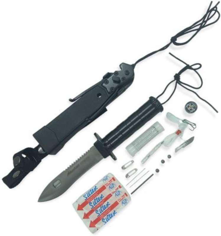 ADVENTURER SURVIVAL KIT BLK METAL COLOR