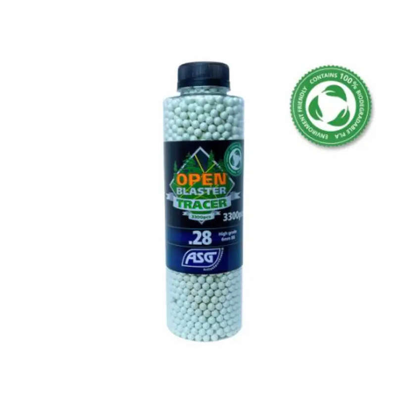 ASG 19408 Blaster Tracer Airsoft BBs 0.25g 3300ct Green
