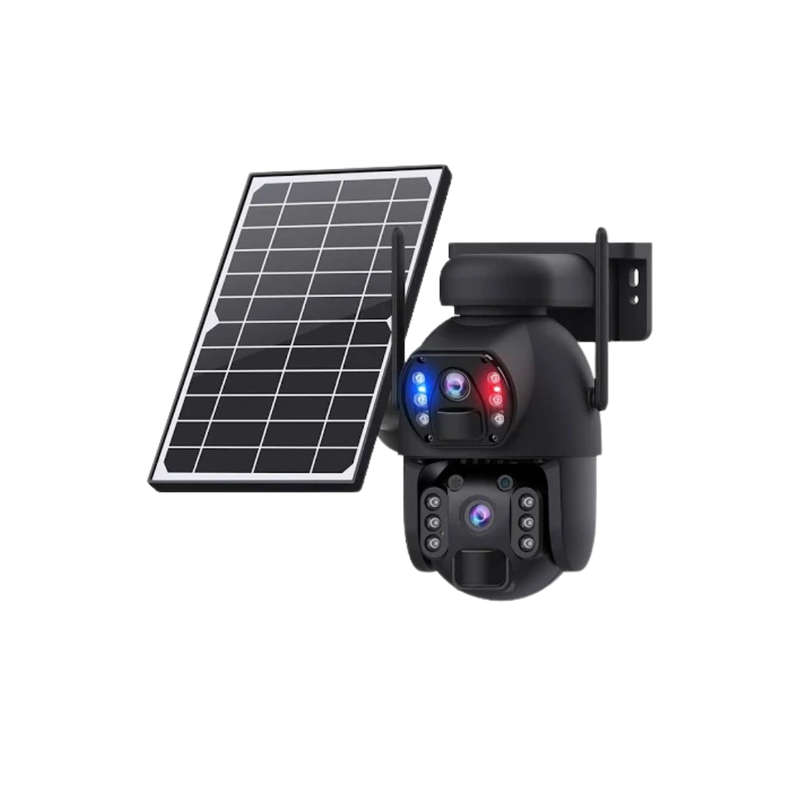 Andowl F599 4K Dual Lens Solar Camera IP66