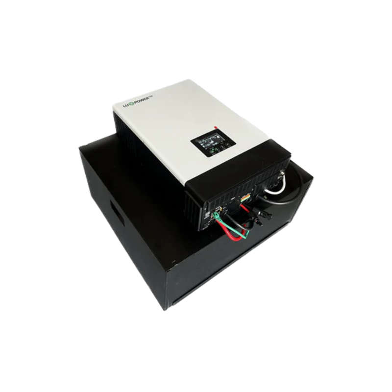 5KVA / 5000W LUXPOWER Hybrid Inverter Portable Power System + 5.12kWh SHOTO Lithium Battery