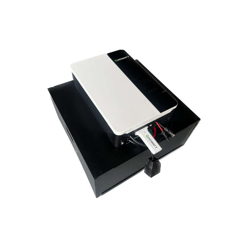 5KVA / 5000W GROWATT hybrid Inverter Portable Power System + 1x 5.43kWh SVOLT Lithium Battery