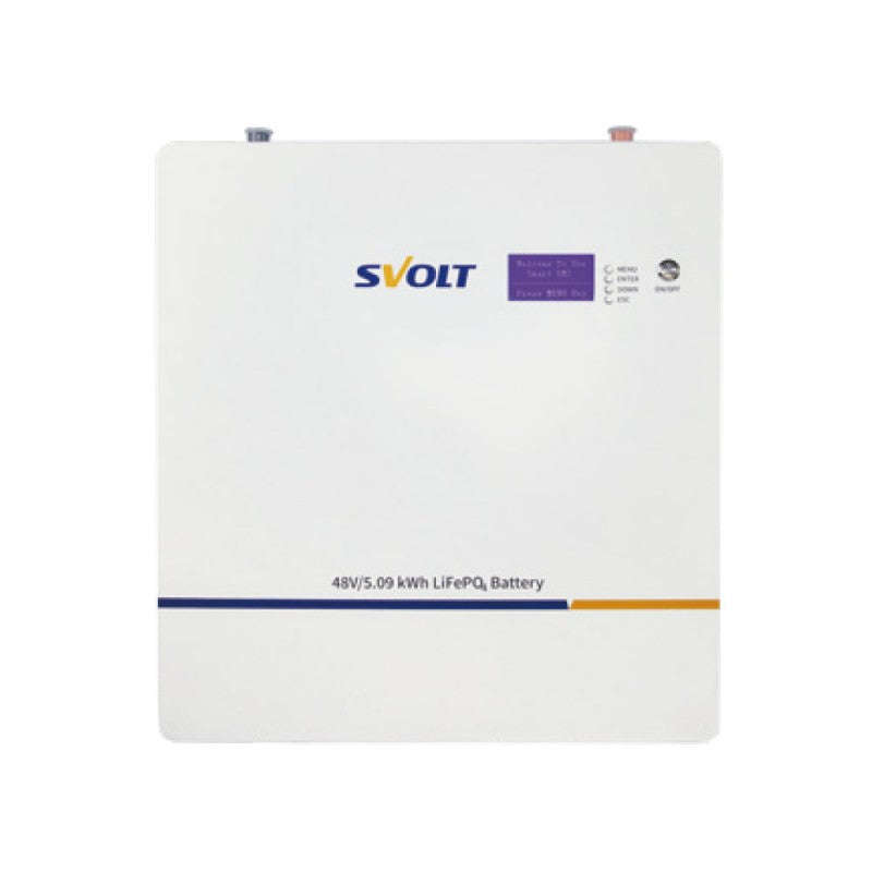 SVOLT 5.43kWh 106AH 51.2V Lithium Ion Battery (SQUARE - Wall Mounted) With BMS