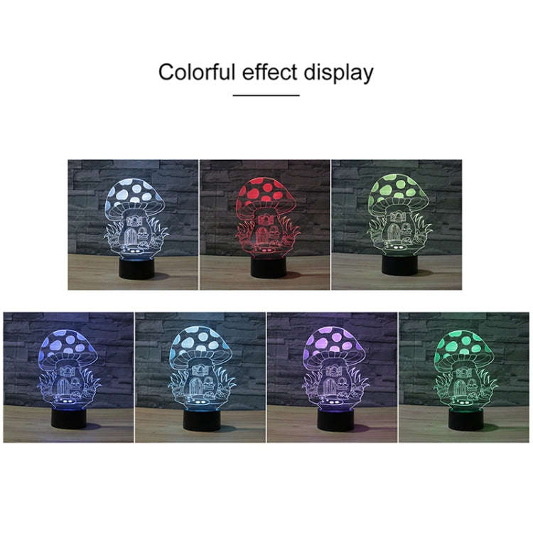 LED Night Light Decorative Mushroom Image