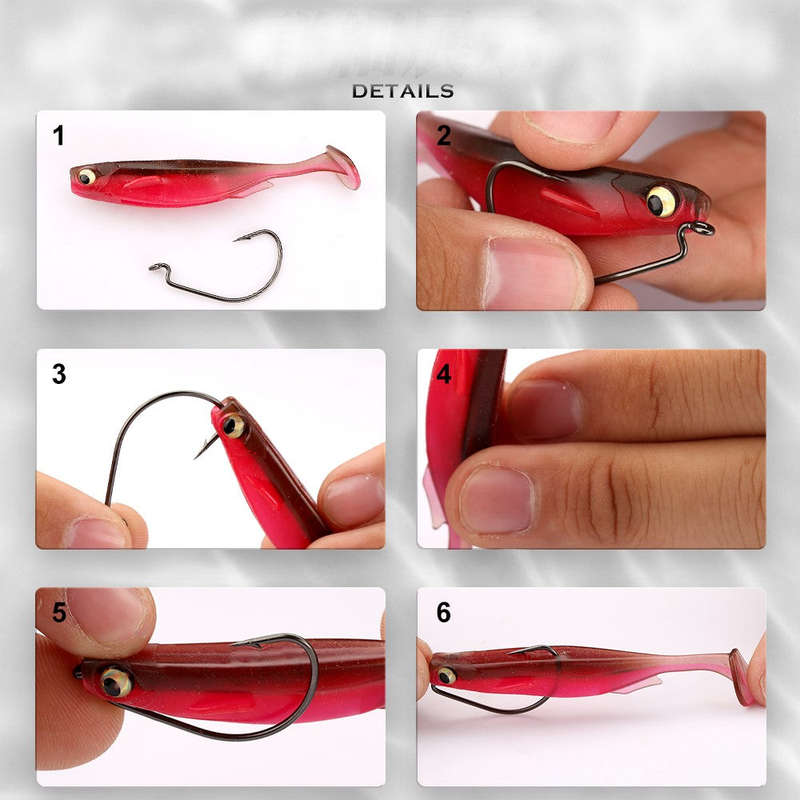 Bass Hook J-offset Size 2 (20 hook packet)