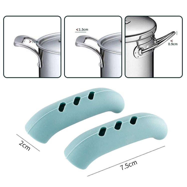 Silicone Pot Handle Insulation Cover 5 pair set Red