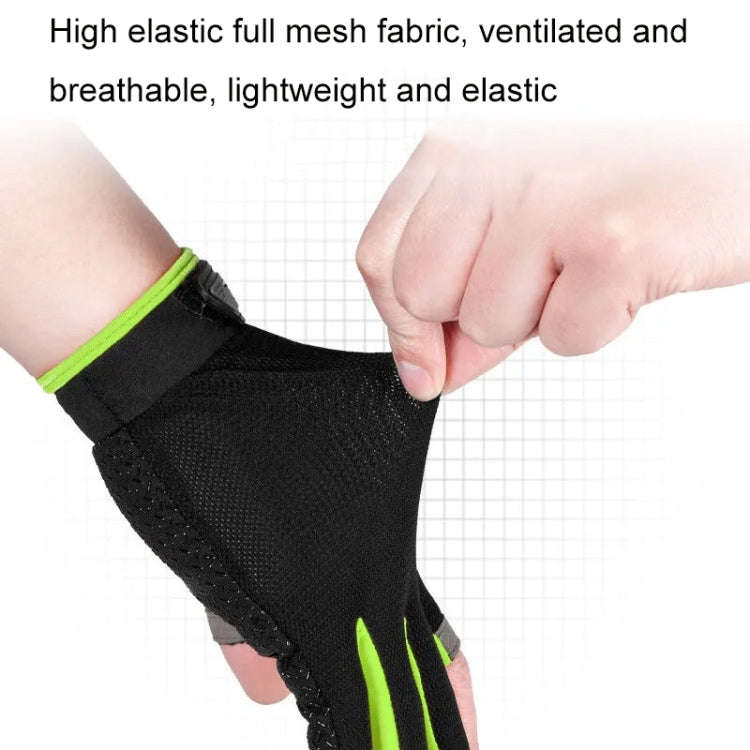 Fishing and other Sports Gloves Non-Slip Two-Finger Exposed Orange - Pair