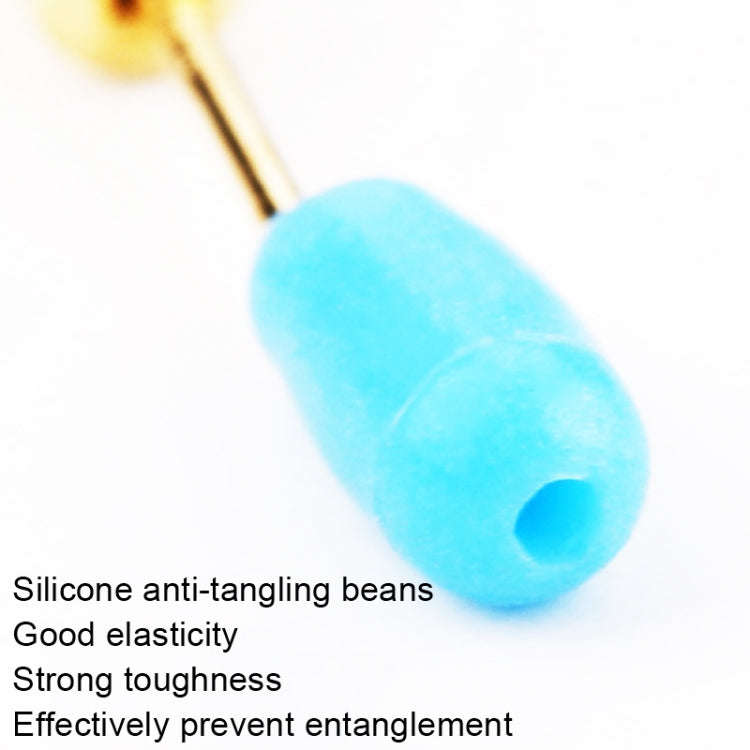 Quick connect swivel Blue Silicone sleeve size Small 13mm