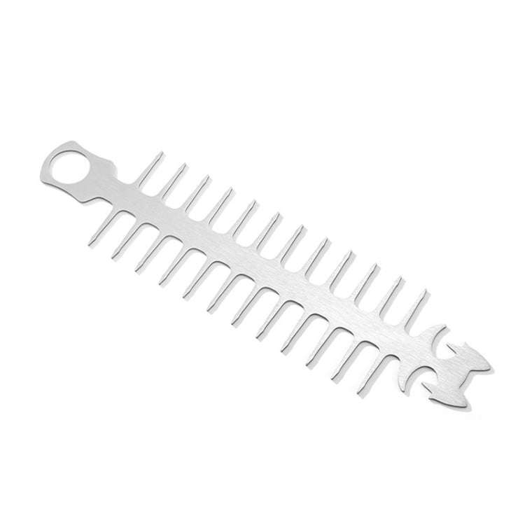 Braai grilling stick Fish Bone design Stainless Steel Cat Face Style