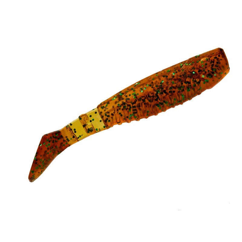 Fishing Lure Soft Bait Wobbler 5 per pack colour Light Brown
