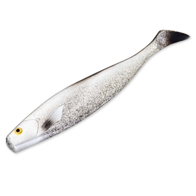 Fishing Lure Soft bait Berserk Shad White/Silver