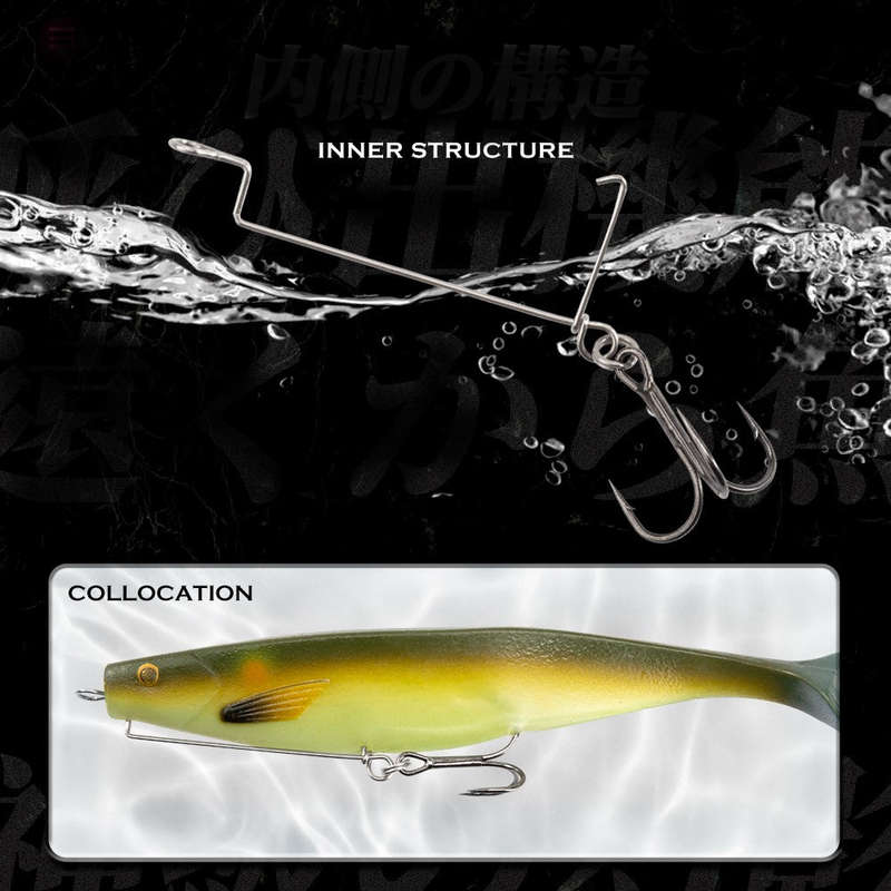 Bass Hook Treble with 60mm offset
