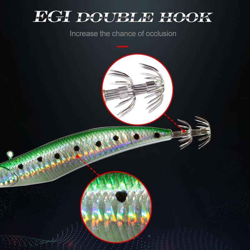 Fishing Lure Hard Bait D-Squid Jigging Hot Lips