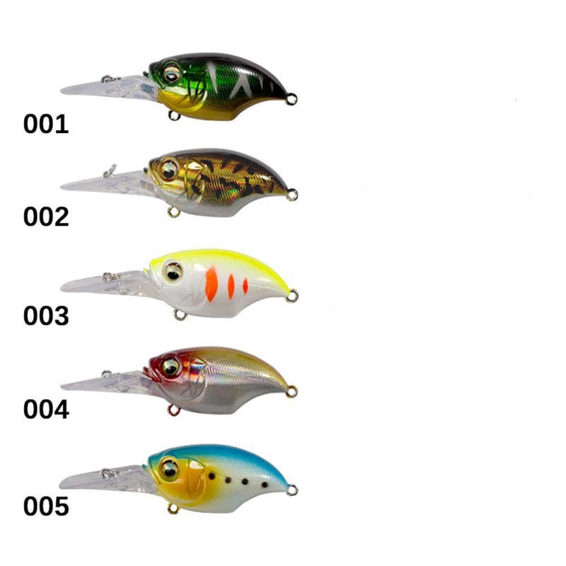 Fishing Lure Hard Wobbler Pinball Crankbait 50mm lure 27mm lip colour 3