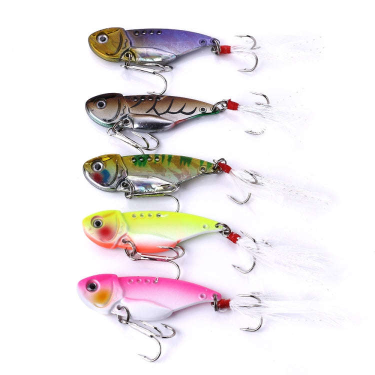 Fishing Lure Hard Bait Vibrating Luya 5 Piece
