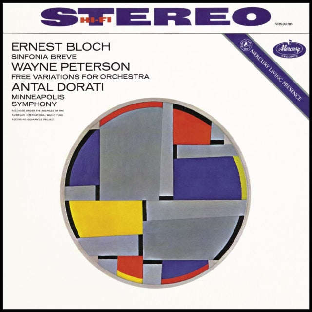 Minneapolis Symphony Orchestra / Antal Dorati - Bloch - Sinfonia Breve. Wayne Peterson - Free Var...