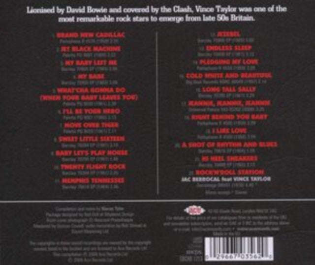 Vince Taylor - Jet Black Leather Machine (CD)