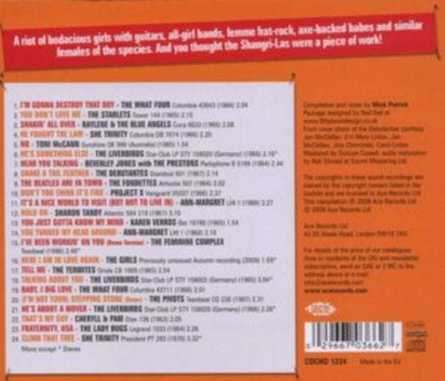 Various Artists - Destroy That Boy! More Girls With Guitars (CD)