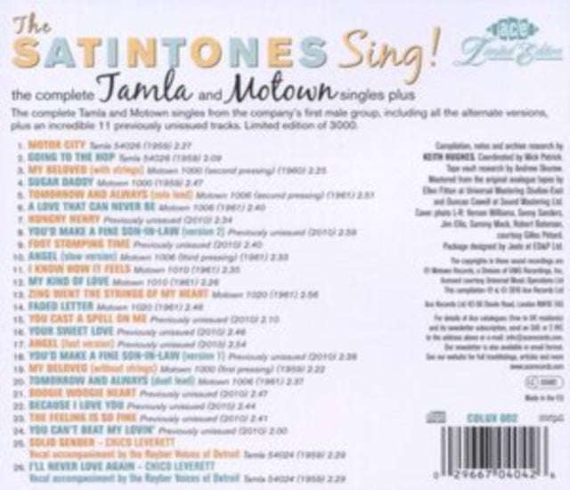 Satintones - Sing The Complete Tamala (CD)