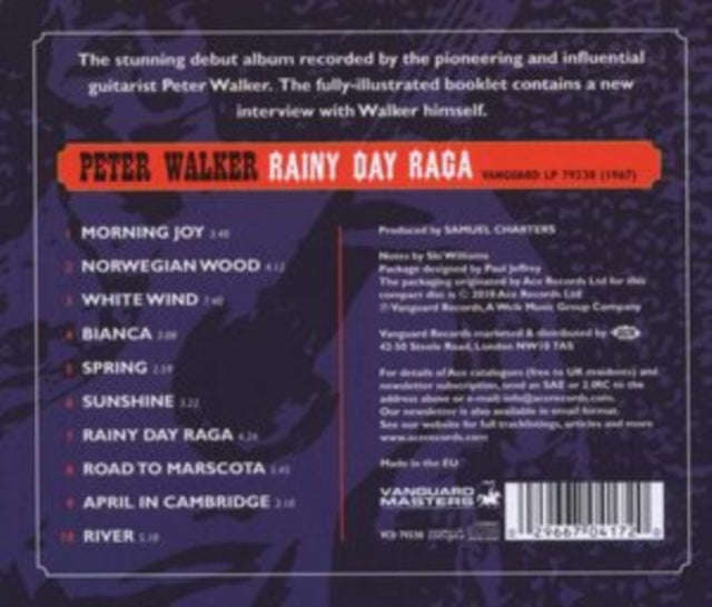 Peter Walker - Rainy Day Raga (CD)