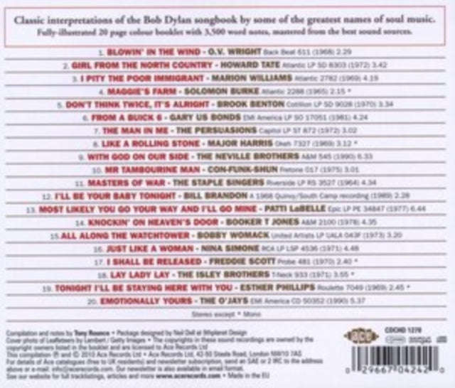 Various Artists - How Many Roads - Black America Sings Bob Dylan (CD)