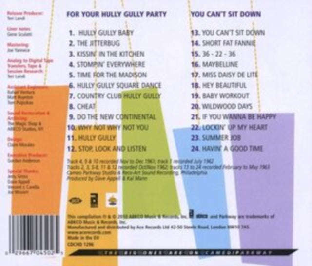 Dovells - For Your Hully Gully Party / You CanT Sit Down (CD)