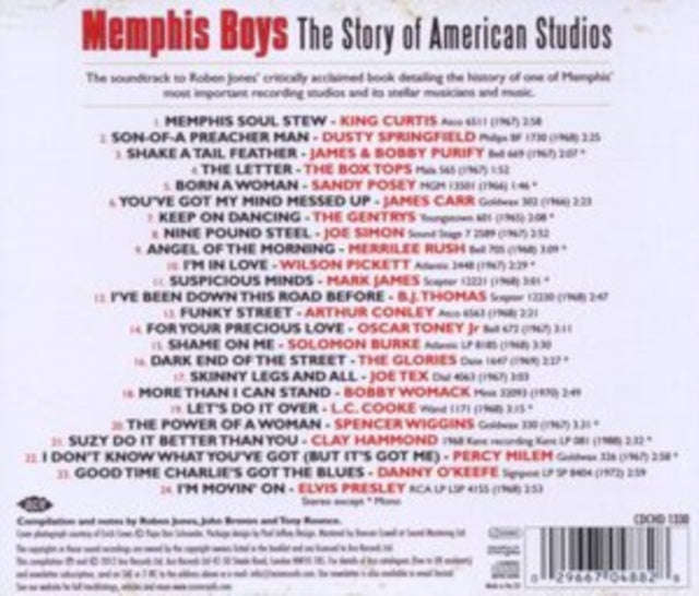 Various Artists - Memphis Boys - The Story Of American Studios (CD)