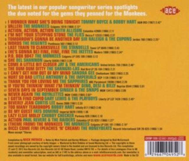 Various Artists - Action! The Songs Of Tommy Boyce And Bobby Hart (CD)
