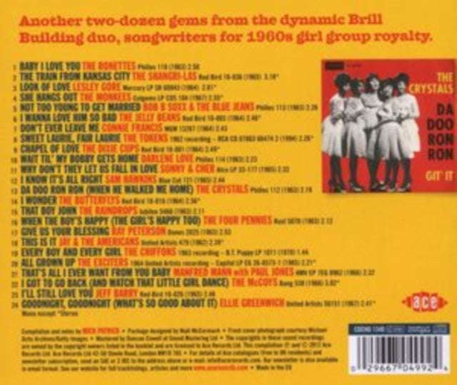 Various Artists - Da Doo Ron Ron - More From The Ellie Greenwich & Jeff Barry Songbook (CD)