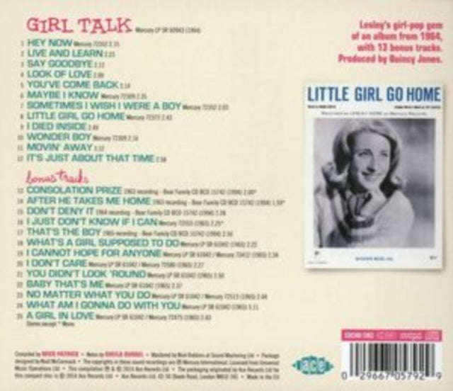 Lesley Gore - Girl Talk (CD)