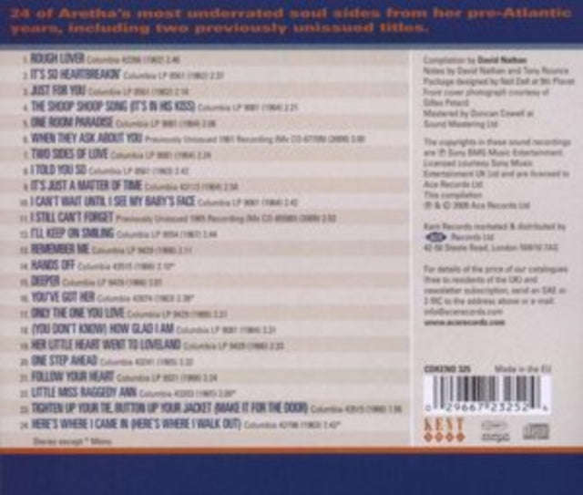 Aretha Franklin - Just A Matter Of Time (CD)