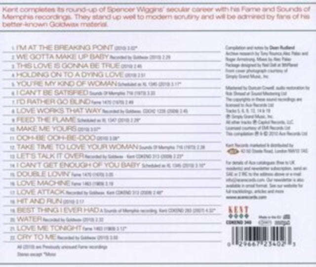 Spencer Wiggins - Feed The Flame (CD)