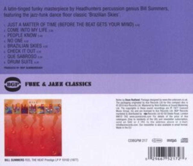 Bill Summers - Feel The Heat (CD)