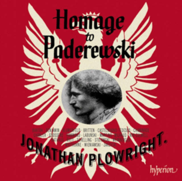Jonathan Plowright - Homage To Paderewski (CD)