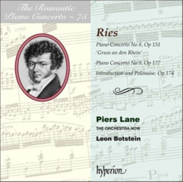 Lane / The Orch Now / Botstein - Ries / Piano Concertos 8 & 9 (CD)