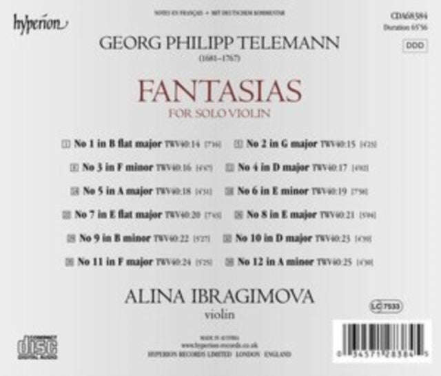 Alina Ibragimova - Telemann: Fantasias For Solo Violin (CD)