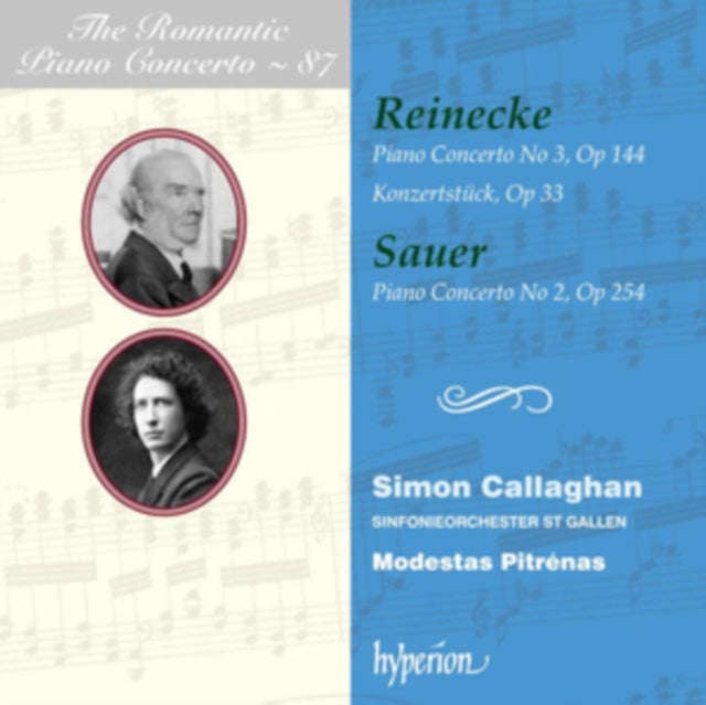 Simon Callaghan / Sinfonieorchester St Gallen - Reinecke & Sauer: Piano Concertos (CD)