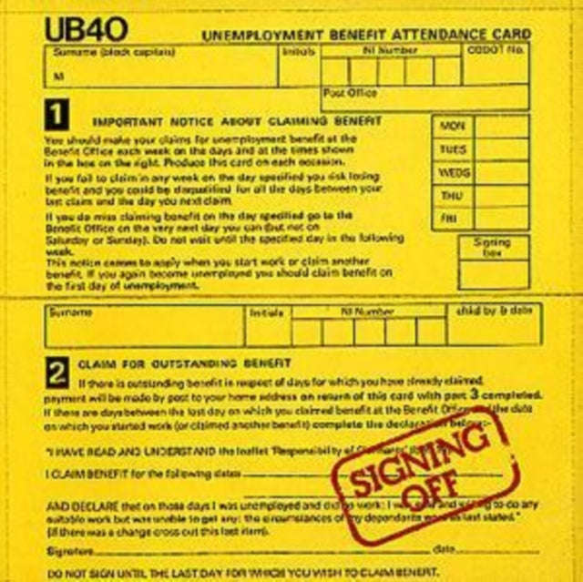 Ub40 - Signing Off (CD)