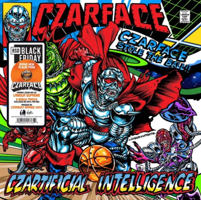 Czarface - Czartificial Intelligence (Stole The Ball Edition) (Czarbury Orange Vinyl) (RSD 2023) ...
