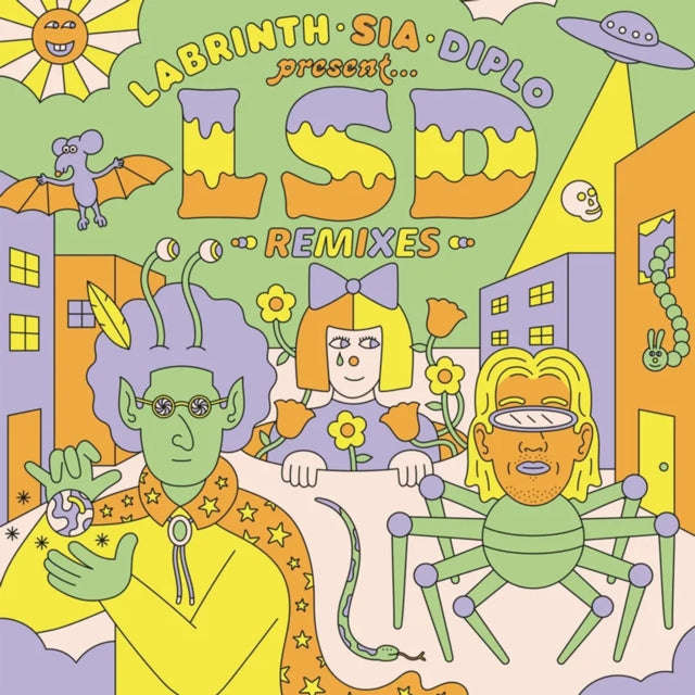 Lsd - Labrinth. Sia & Diplo Present... Lsd (Remixes) (Purple Vinyl) ( 2024) (Vinyl)