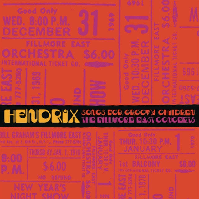 Jimi Hendrix - Songs For Groovy Children: The Fillmore East Concerts (Blue/Violet Swirl Vinyl) ( ...