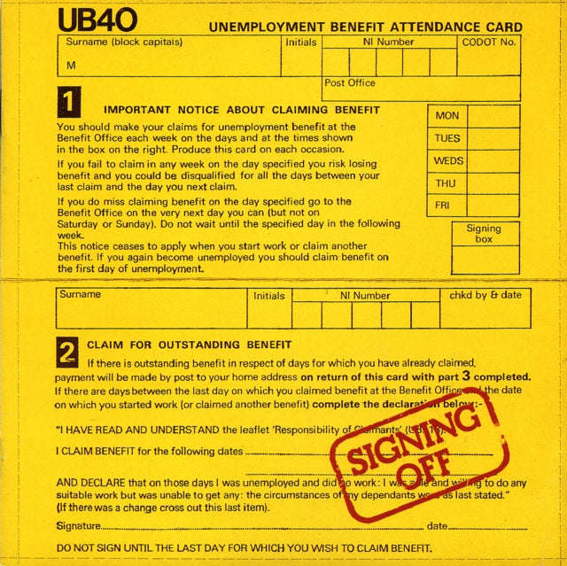 Ub40 - Signing Off (Red Vinyl) (Vinyl)
