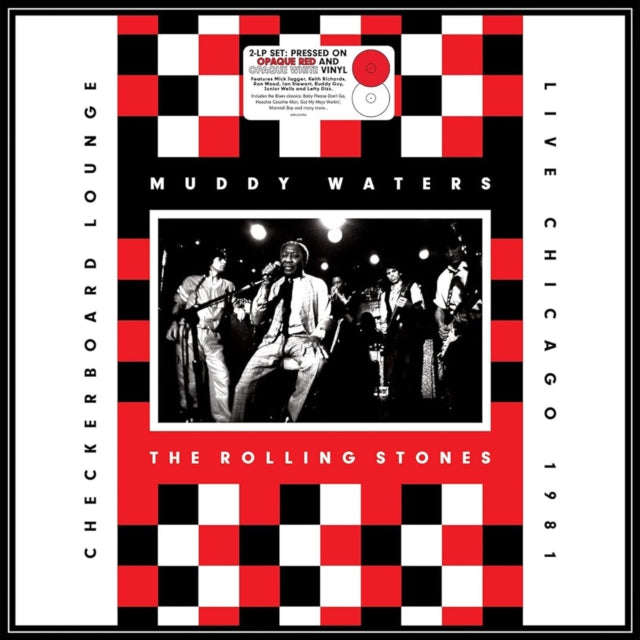 Muddy Waters And Rolling Stones - Live At Checkerboard Lounge Chicago 1981 (Opaque Red/Opaque Whi...