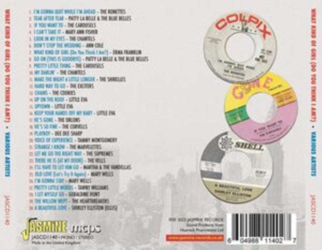 Various Artists - What Kind Of Girl (Do You Think I Am?) - East Coast Girls & Groups (CD)