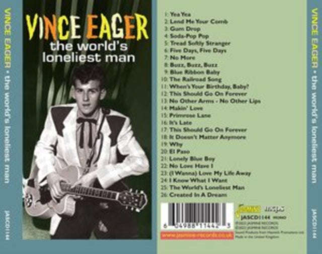 Vince Eager - The Worlds Loneliest Man (CD)