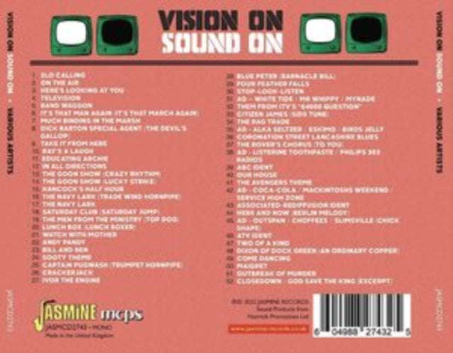 Various Artists - Vision On / Sound On (Rarities Celebrating A Century Of Uk Broadcasting) (CD)