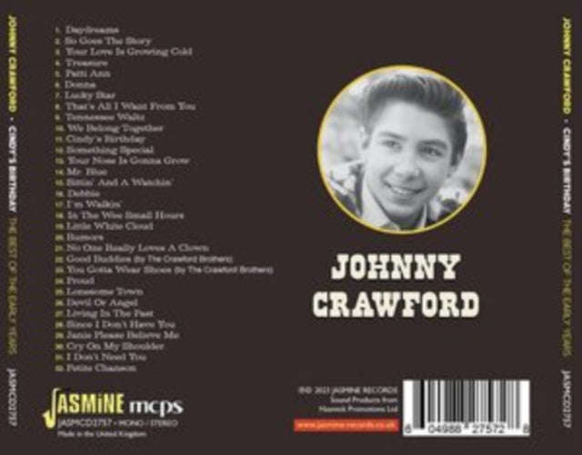 Johnny Crawford - Cindys Birthday (CD)